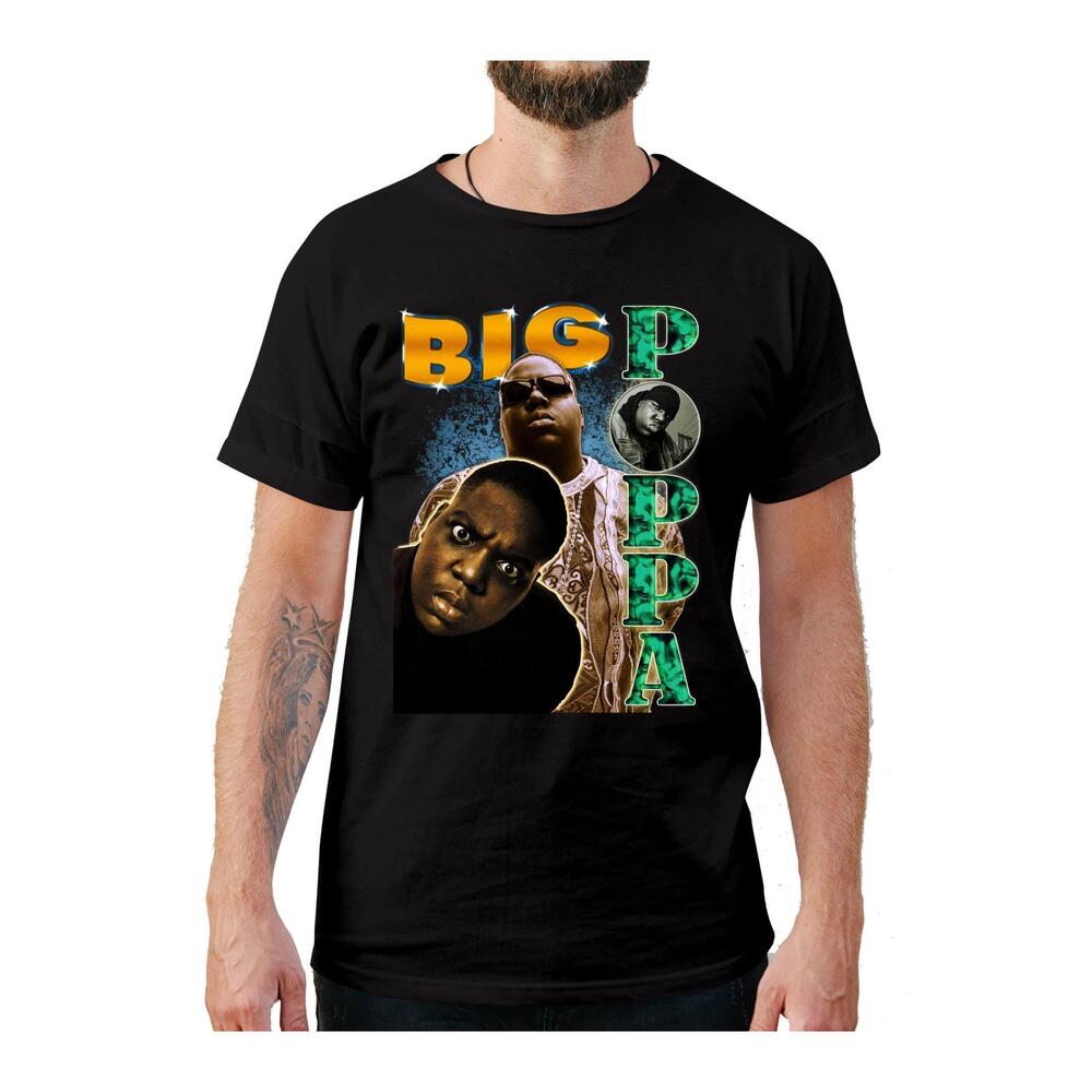 Big Poppa Notorious Big Style Tshirt